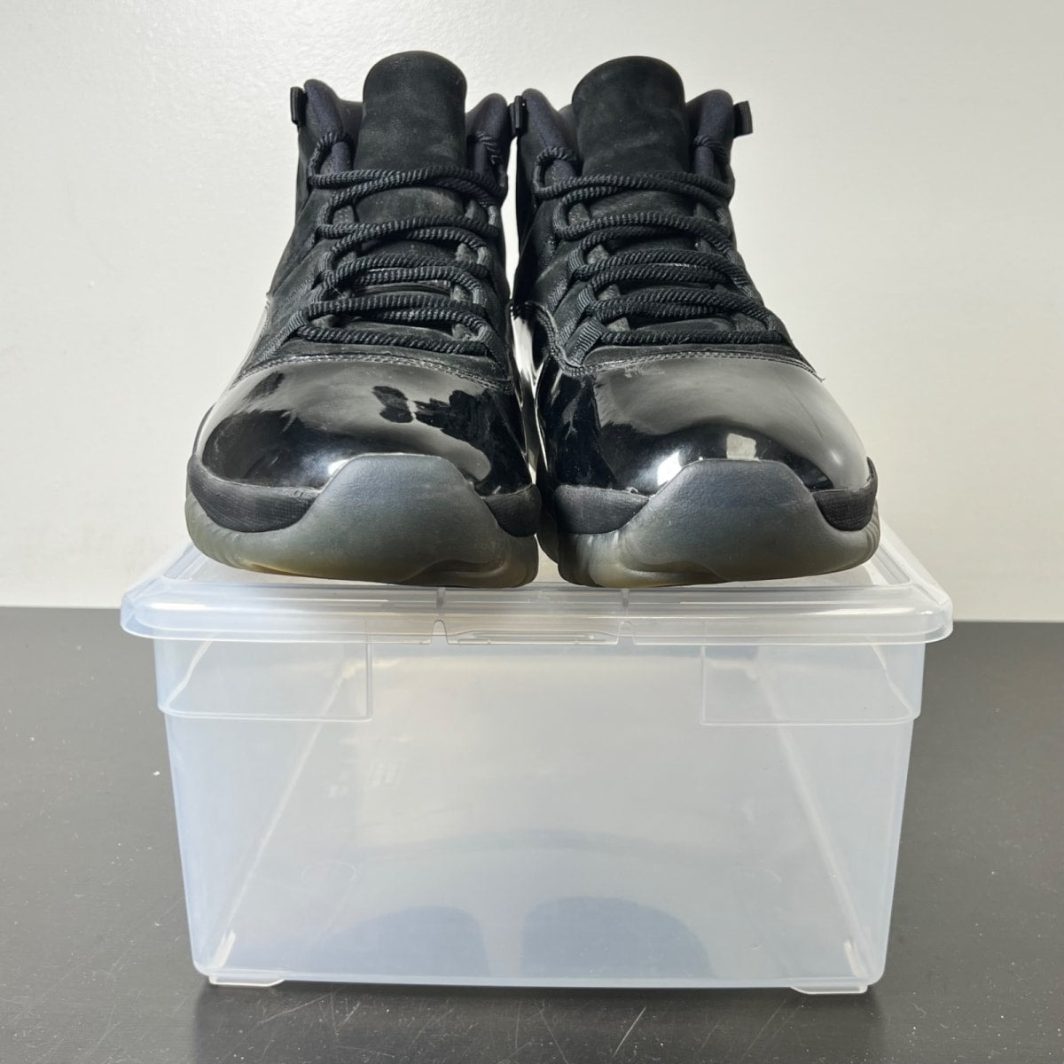Jordan 11 Retro Cap and Gown 11.5 (Lightly Worn Pre-Owned)JordanBlack/Black-Black - Image 2