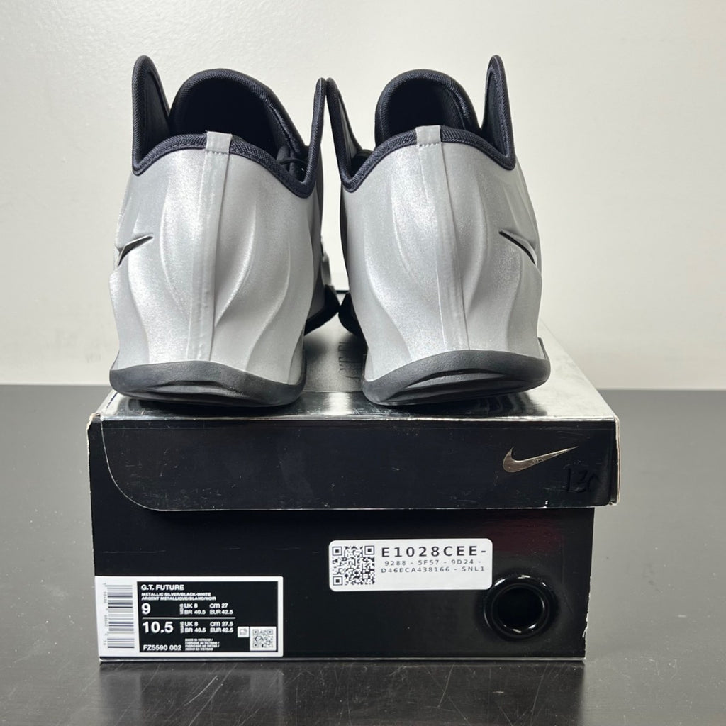 Nike GT Future Metallic Silver 9 (Lightly Worn Pre-Owned)NikeMetallic Silver/Black/White - Image 4