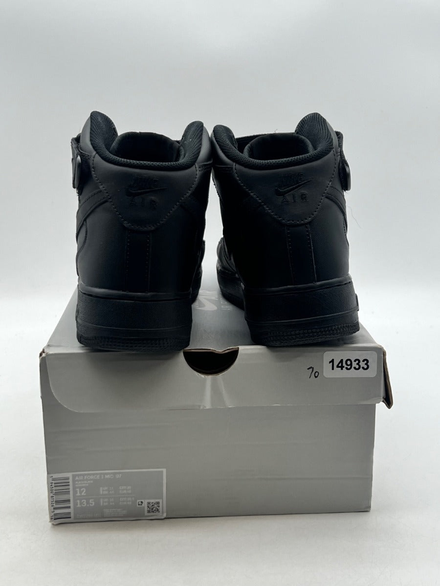Nike Air Force 1 Mid '07 Black (Size 12) - Image 5