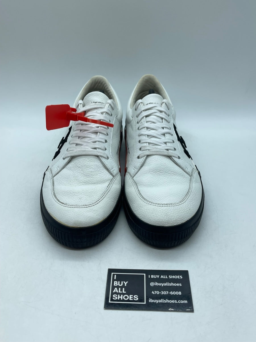 OFF-WHITE Vulcanized Low Canvas White Black 46 (Moderately Worn Pre-Owned) - Image 2