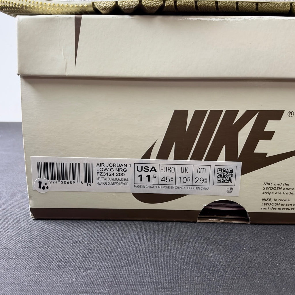 Jordan 1 Retro Low Golf Travis Scott Neutral Olive (Size 11.5) - Image 4