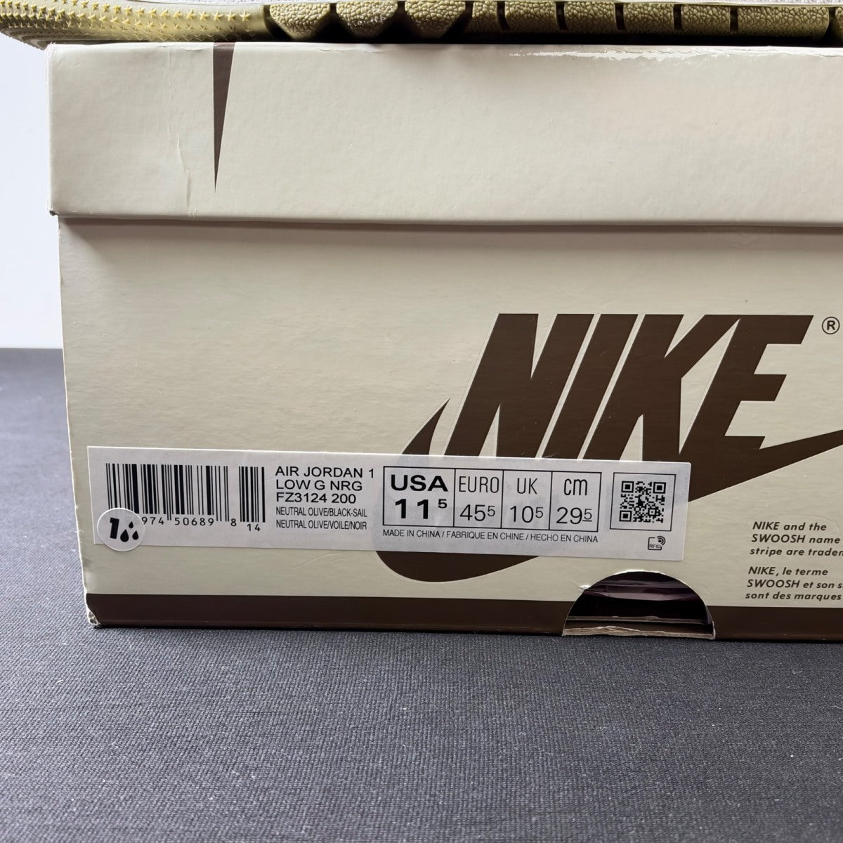 Jordan 1 Retro Low Golf Travis Scott Neutral Olive (Size 11.5) - Image 4