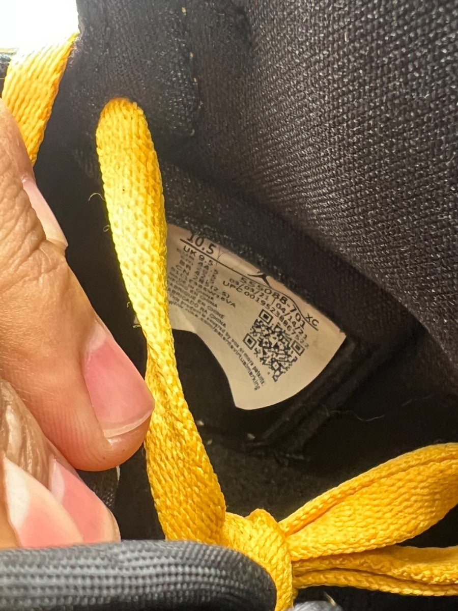Jordan 1 Retro High Pollen 10.5 (Lightly Worn Pre-Owned)JordanPollen/Black-White - Image 6