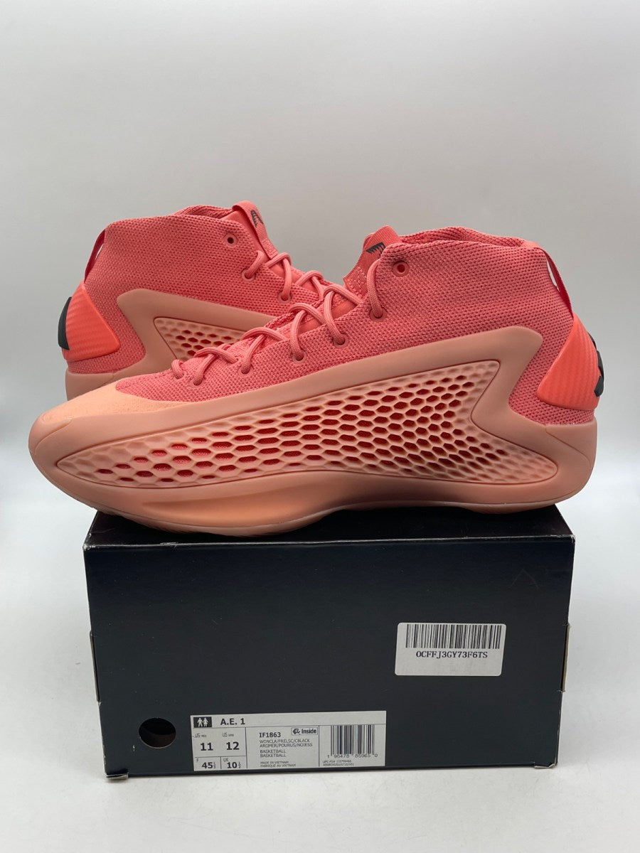 adidas AE 1 Georgia Red Clay 11 (Moderately Worn Pre-Owned)adidasWonder Clay/Preloved Scarlet/Core Black - Image 1