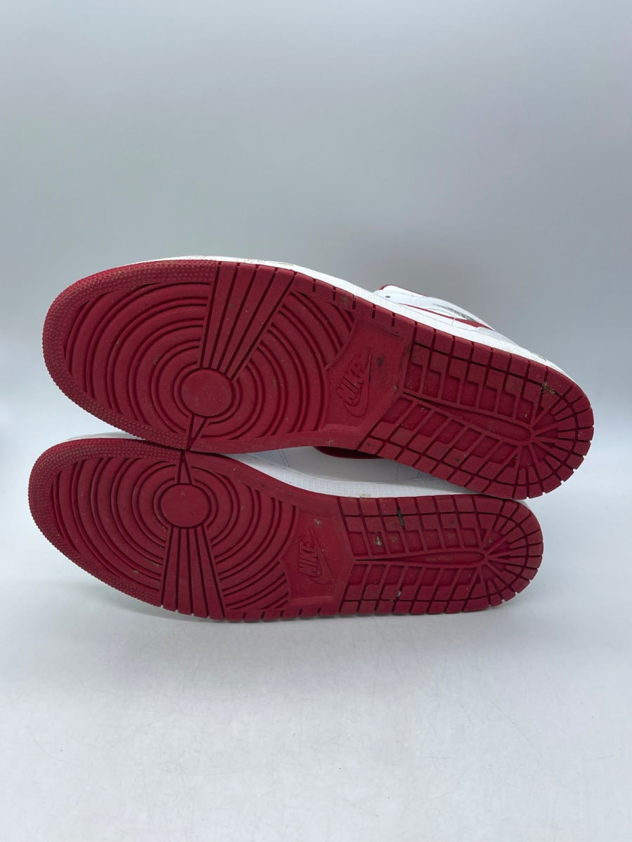 Jordan 1 Retro White Gym Red 13 (Moderately Worn Pre-Owned)JordanWhite/Black-Gym Red - Image 7
