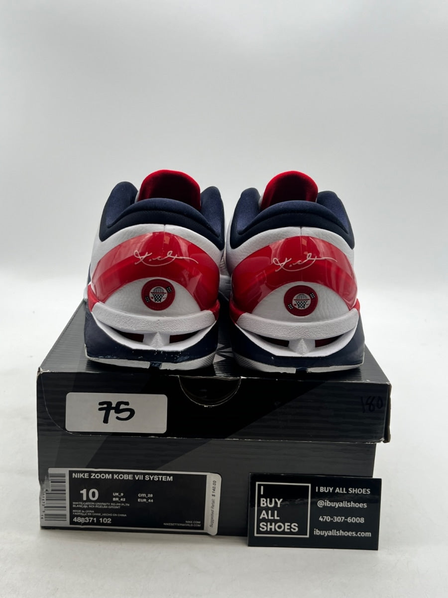 Nike Kobe 7 USA Olympic 10 (Moderately Worn Pre-Owned) - Image 3