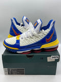 Nike LeBron 16 Superman SuperBron 10.5 (Moderately Worn Pre-Owned)NikeWhite/Varsity Red-Varsity Royal - Image 1