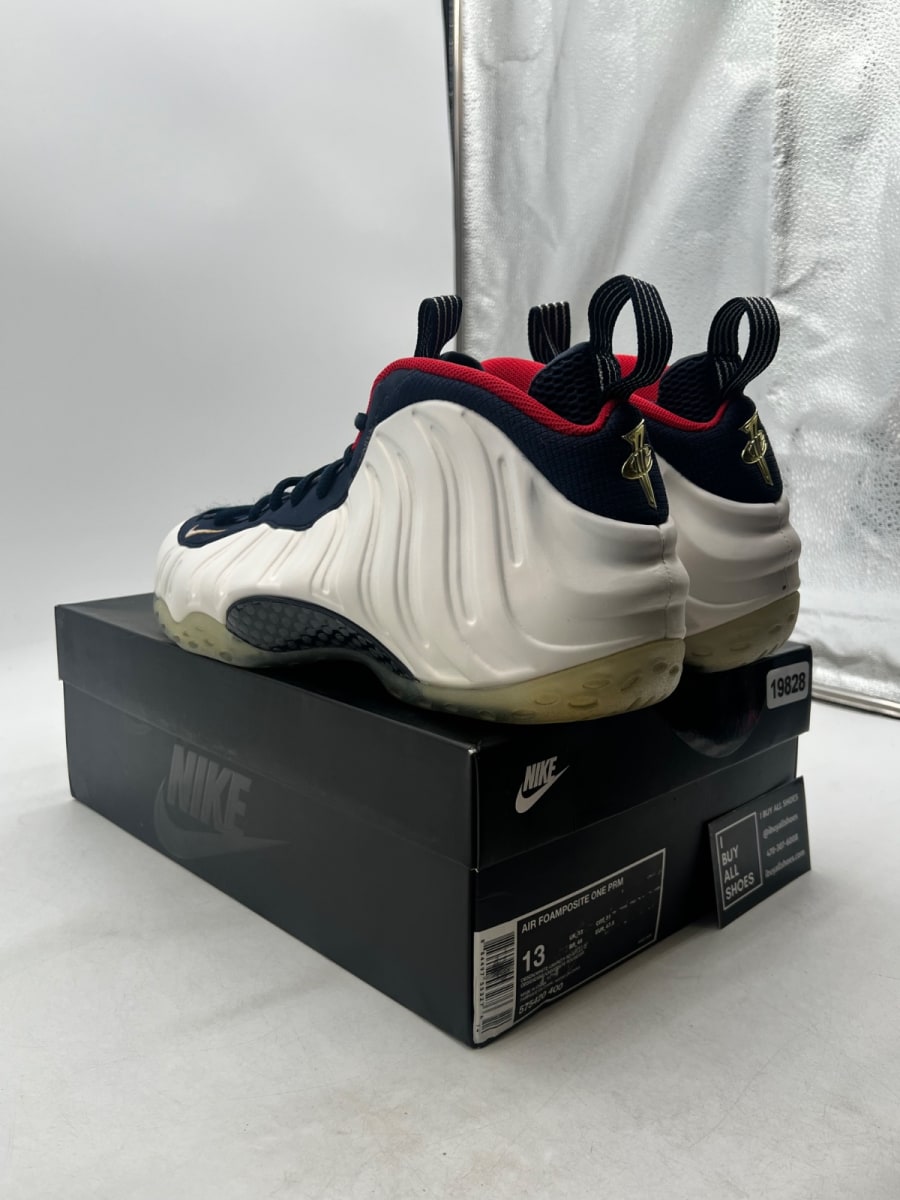 Nike Air Foamposite One Olympic 13 (Lightly Worn Pre-Owned) - Image 5