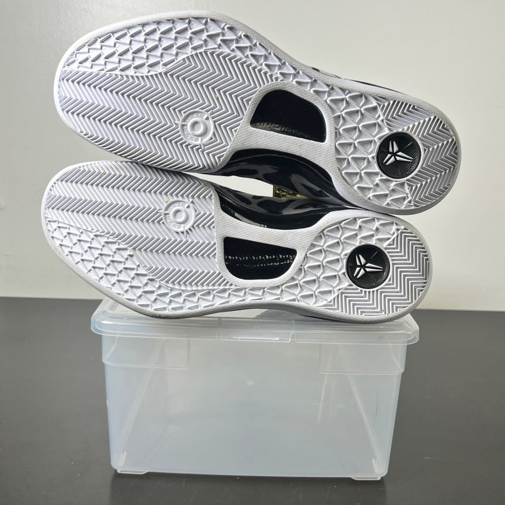 Nike Kobe 8 Protro Mambacita 10 (Lightly Worn Pre-Owned)NikeWhite/Metallic Gold/Black - Image 5