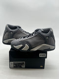Jordan 14 Retro Flint Grey (GS) 6Y (Lightly Worn Pre-Owned) - Image 1