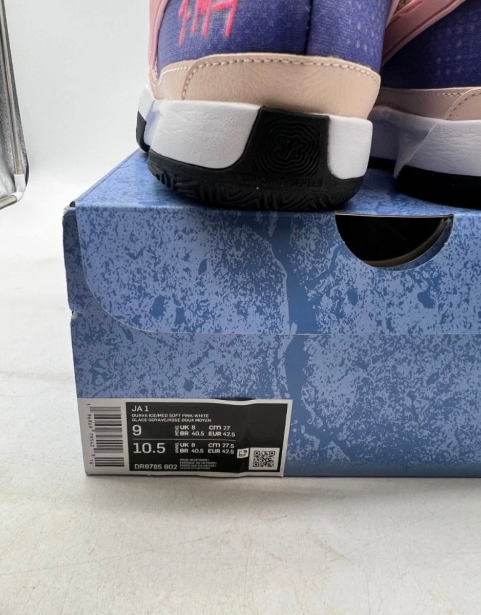 Nike Ja 1 Guava Ice 9 (Lightly Worn Pre-Owned)NikeGuava Ice/Medium Soft Pink/White/Black/Light Ultramarine/Hyper Pink - Image 6