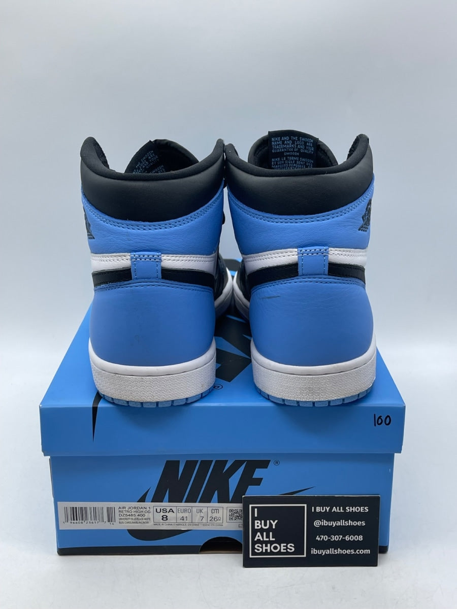 Jordan 1 Retro High OG UNC Toe 8 (Moderately Worn Pre-Owned) - Image 3