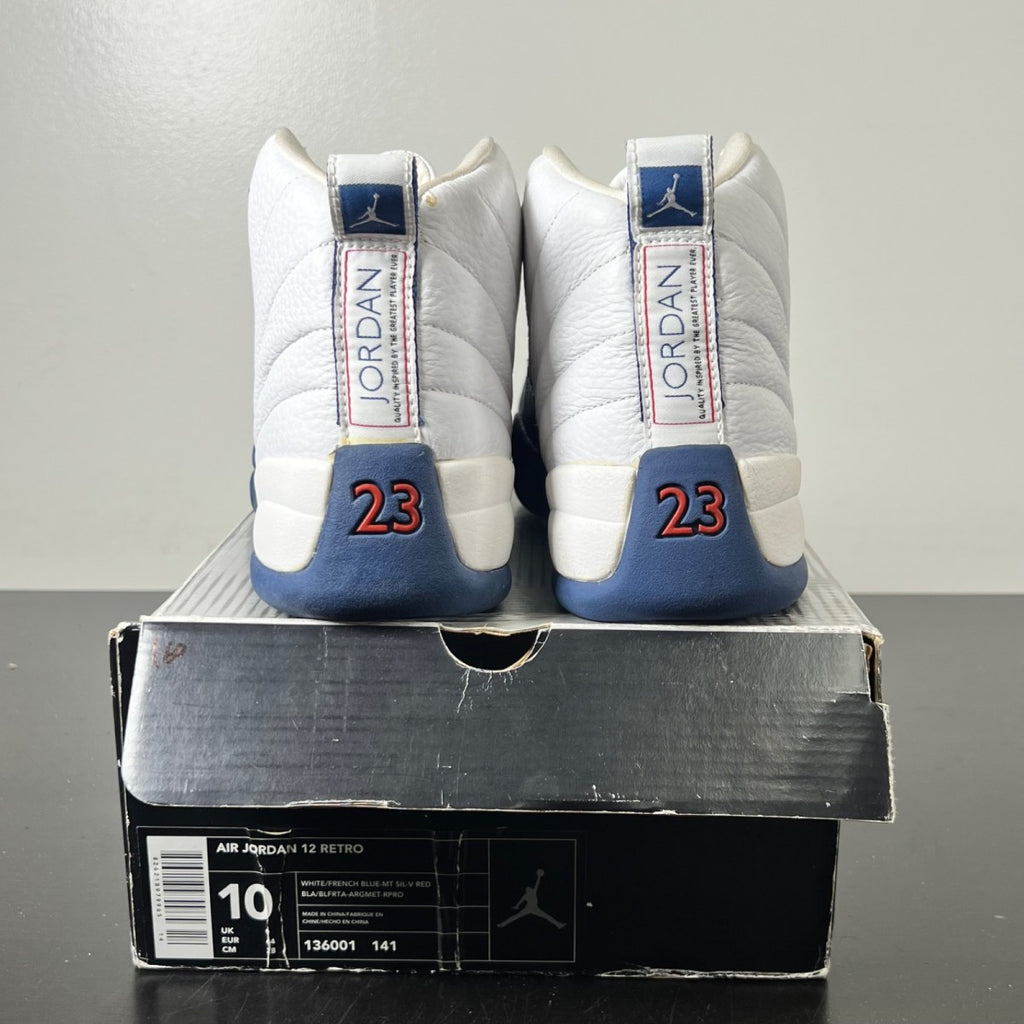 Jordan 12 Retro French Blue (2004) 10 (Lightly Worn Pre-Owned)JordanFrench Blue-Metallic Silver-Varsity Red - Image 5
