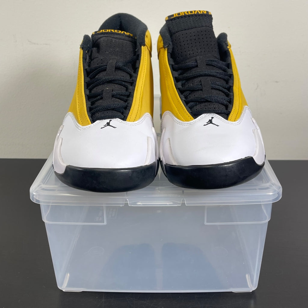 Jordan 14 Retro Light Ginger (2022) 11 (Moderately Worn Pre-Owned)JordanLight Ginger/Black/White - Image 2