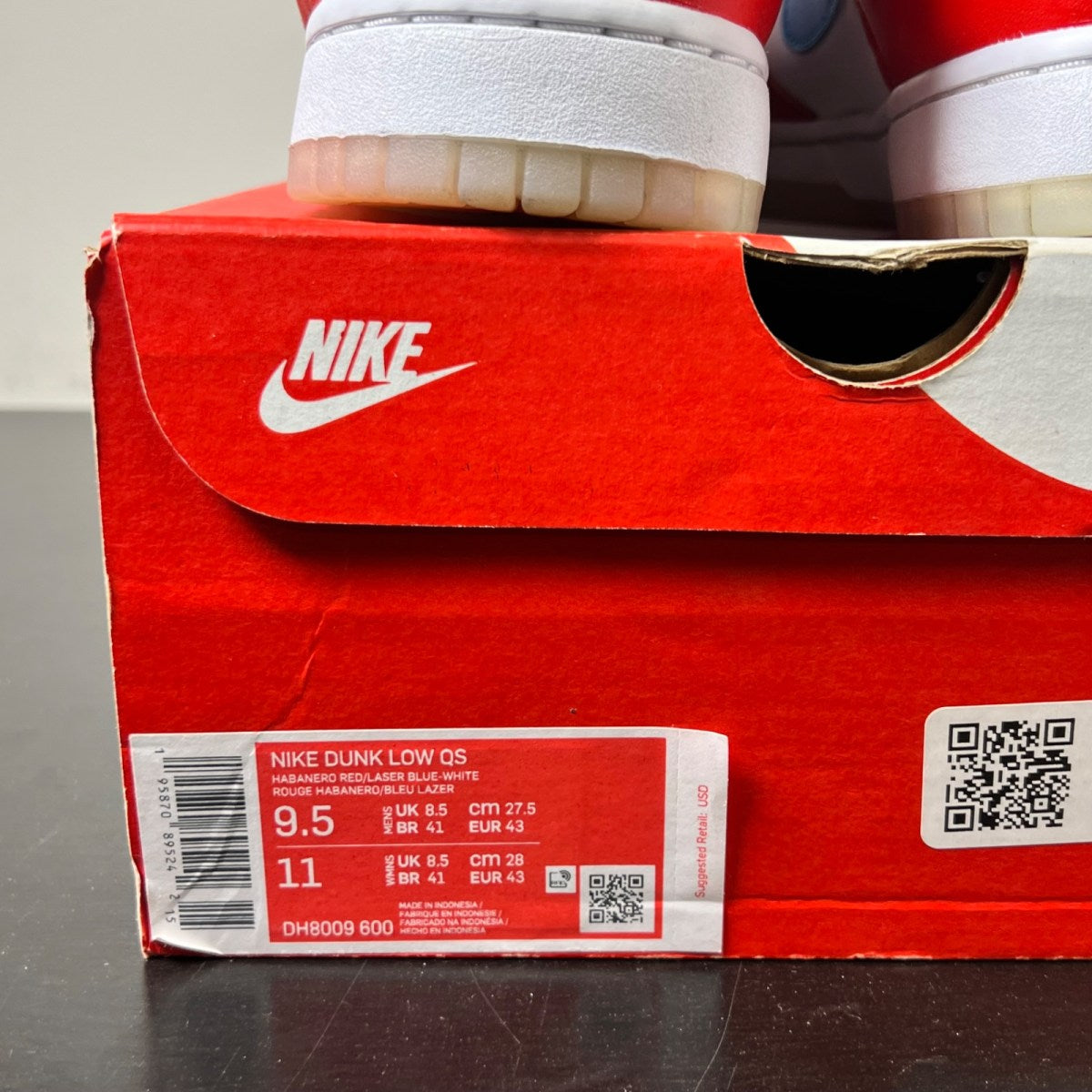 Nike Dunk Low QS LeBron James Fruity Pebbles (Size 9.5) Lightly Worn - Image 5