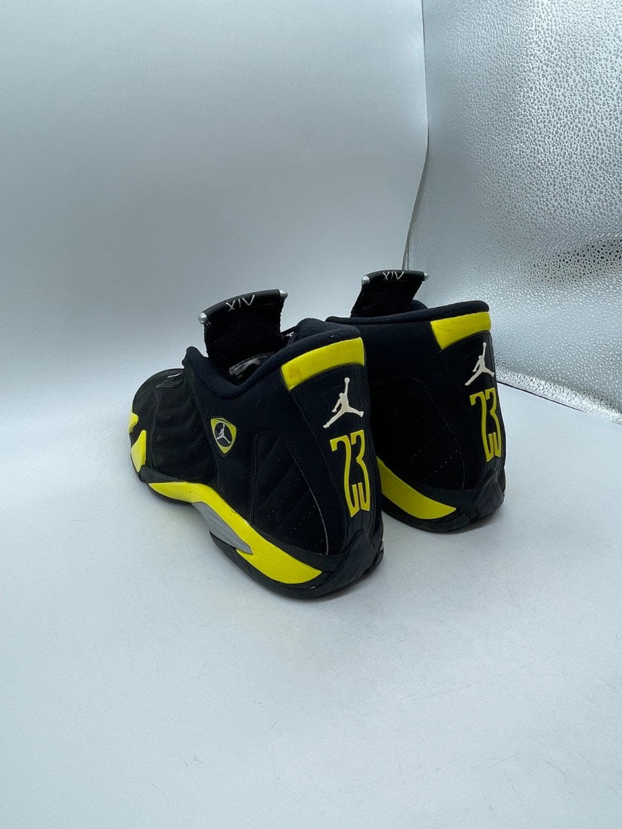 Jordan 14 Retro Thunder 13 (Moderately Worn Pre-Owned)JordanBlack/Vibrant Yellow-White - Image 4