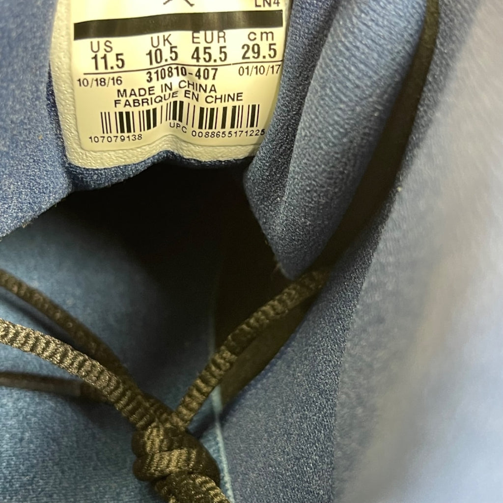 Jordan 13 Retro Low Brave Blue 11.5 (Moderately Worn Pre-Owned)JordanBrave Blue/Metallic Silver-Black - Image 6