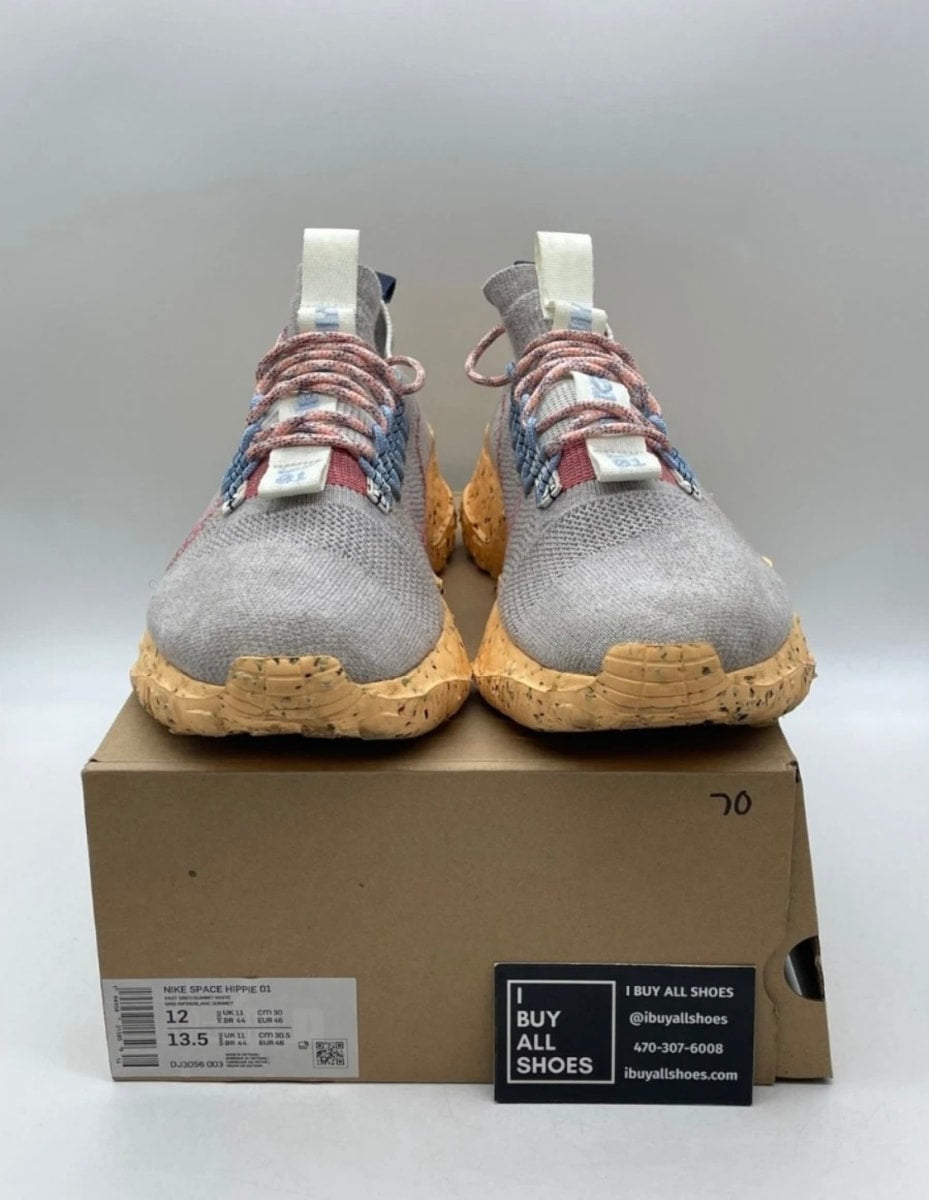 Nike Space Hippie 01 Melon Tint Aquamarine 12 (Moderately Worn Pre-Owned)NikeVast Grey/Summit White-Melon Tint - Image 2