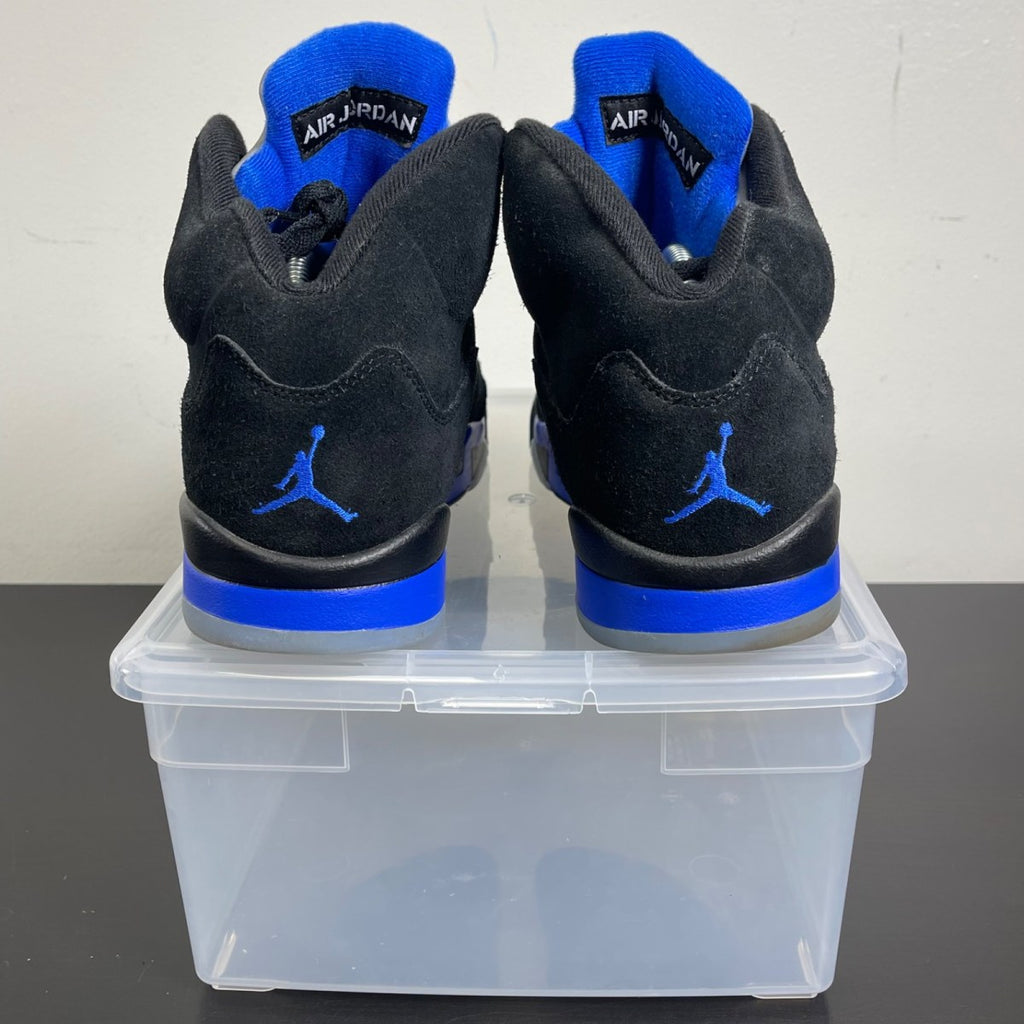 Jordan 5 Retro Racer Blue 11 (Moderately Worn Pre-Owned)JordanBlack/Racer Blue-Reflective Silver - Image 4