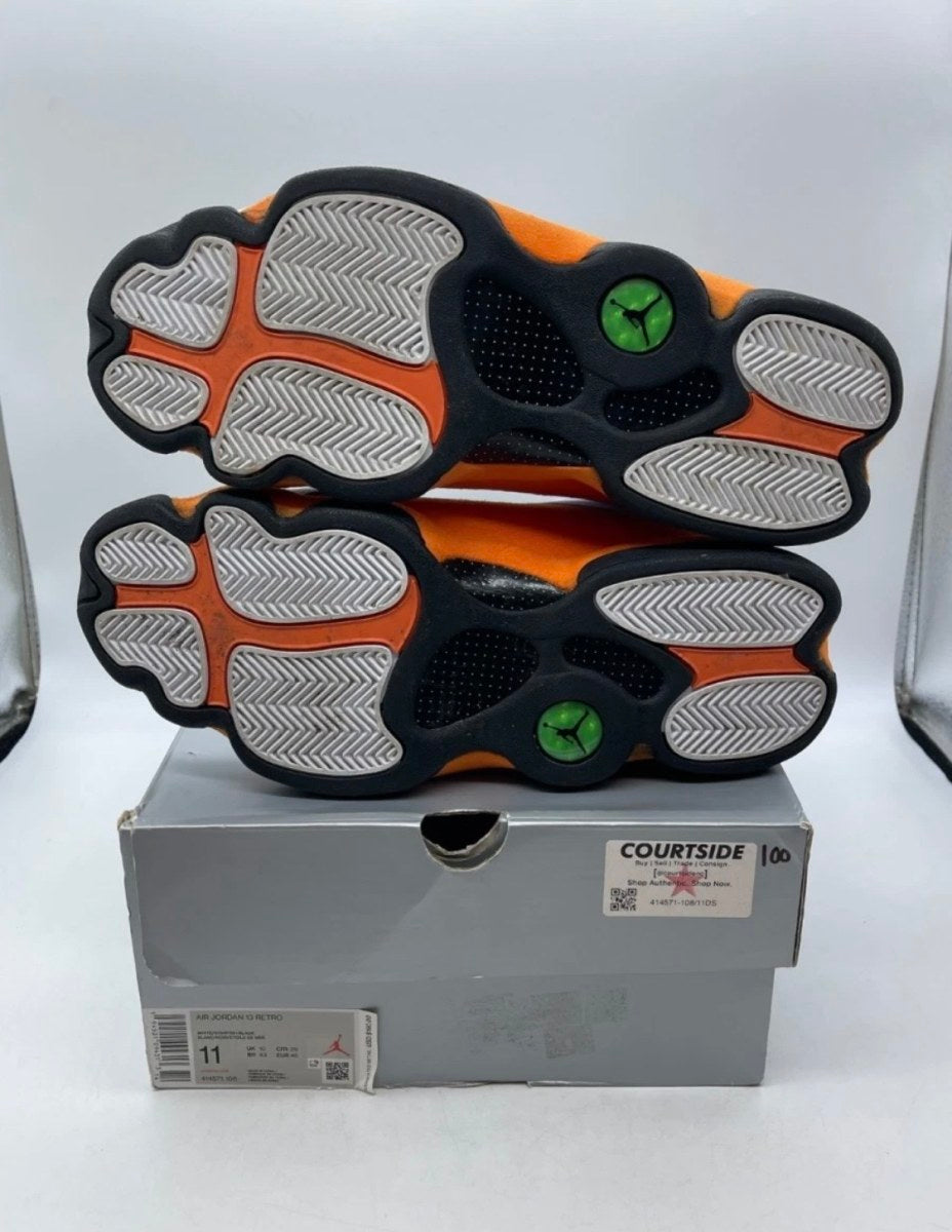 Jordan 13 Retro Starfish 11 (Lightly Worn Pre-Owned)JordanWhite/White-Starfish-Black - Image 7