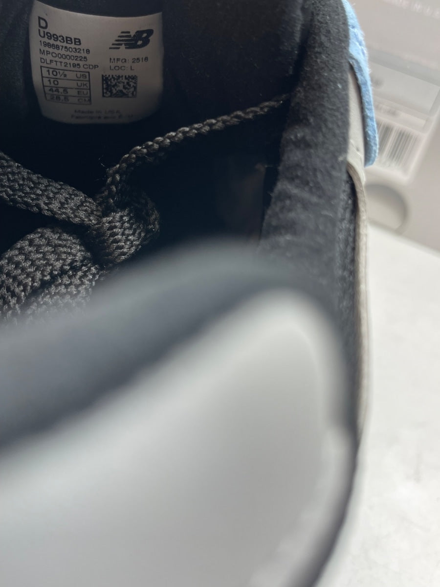New Balance 993 MiUSA Community Blue 10.5 (Moderately Worn Pre-Owned)New BalanceCommunity Blue/Black - Image 8