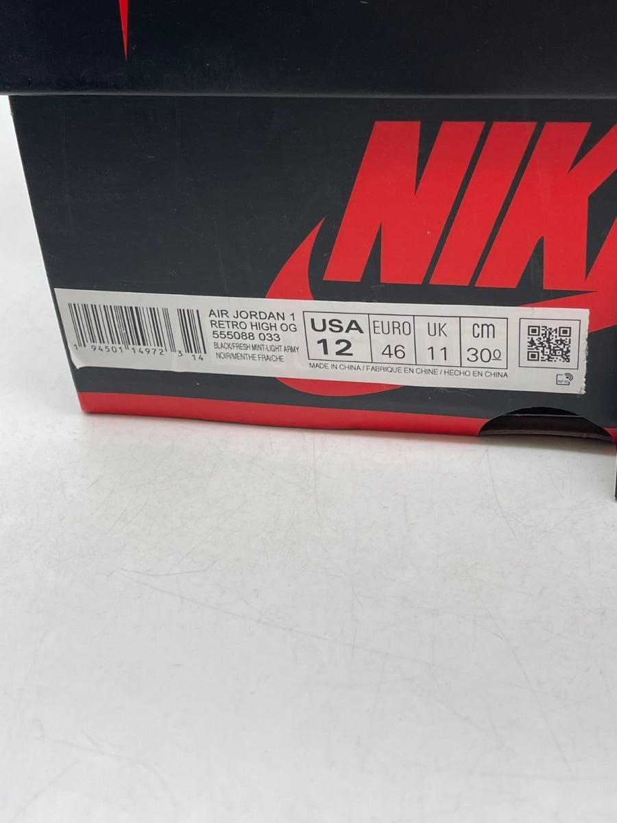 Jordan 1 Retro High Light Army Rust Shadow Patina 12 (Moderately Worn Pre-Owned) - Image 9