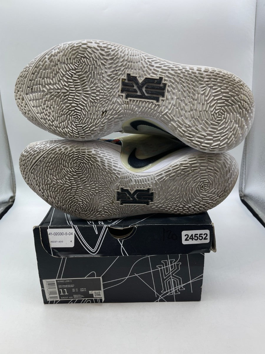 Nike Kyrie Low 2 Multi-Color 11 (Moderately Worn Pre-Owned)NikeLight Aqua/Black-White - Image 7