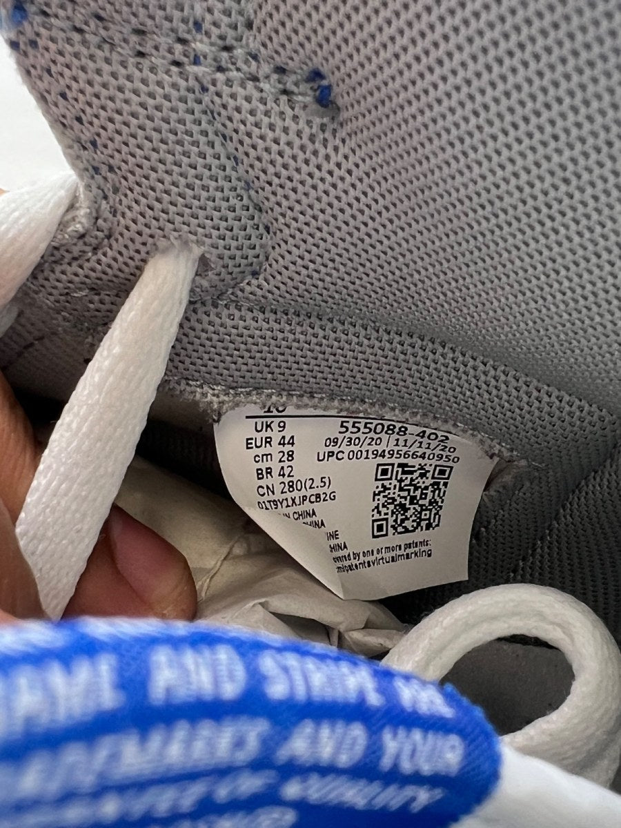 Jordan 1 Retro High OG Hyper Royal 10 (Lightly Worn Pre-Owned)JordanHyper Royal/Light Smoke Grey-White - Image 6