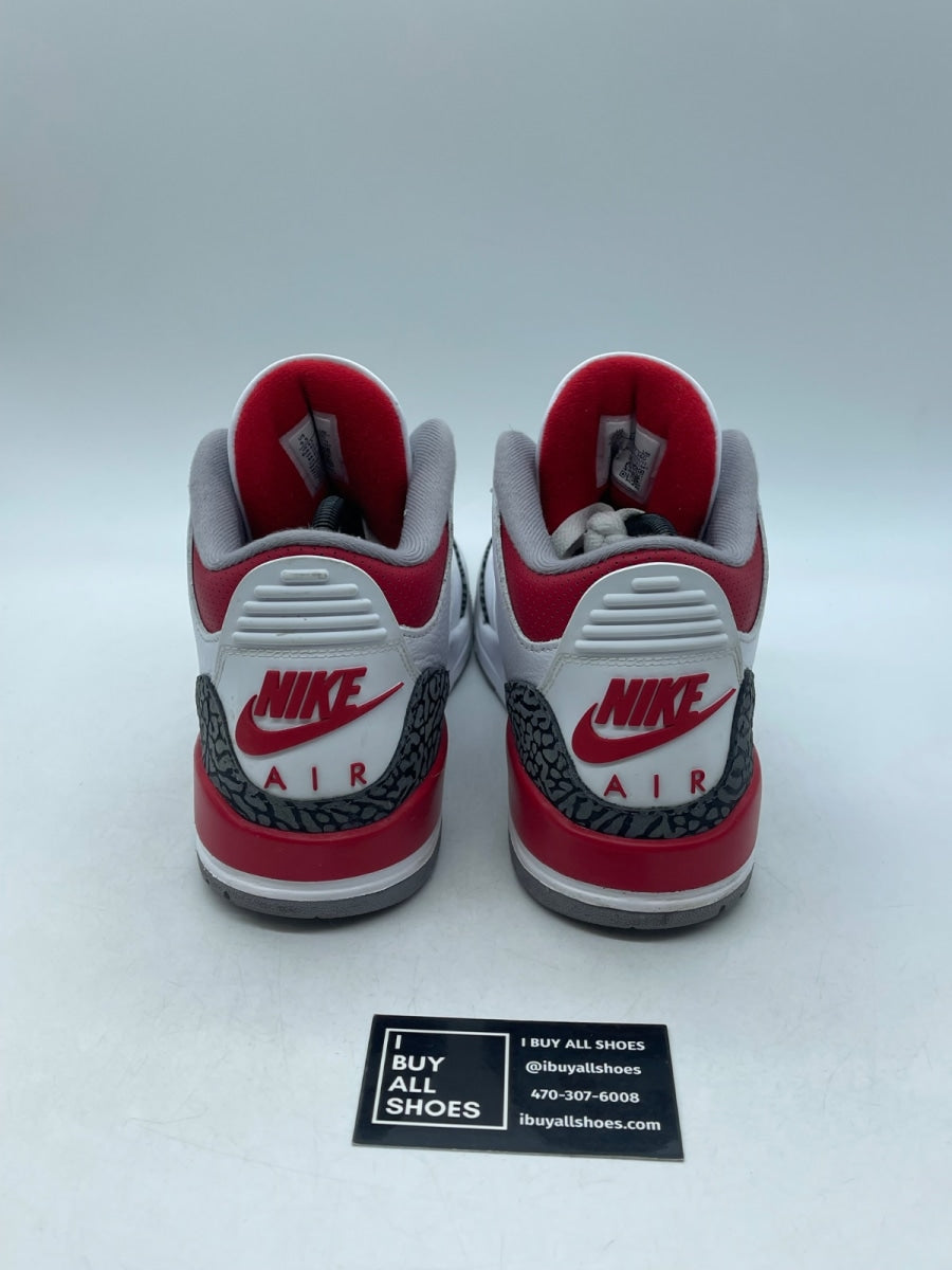 Jordan 3 Retro Fire Red (2022) 9.5 (Moderately Worn Pre-Owned) - Image 3