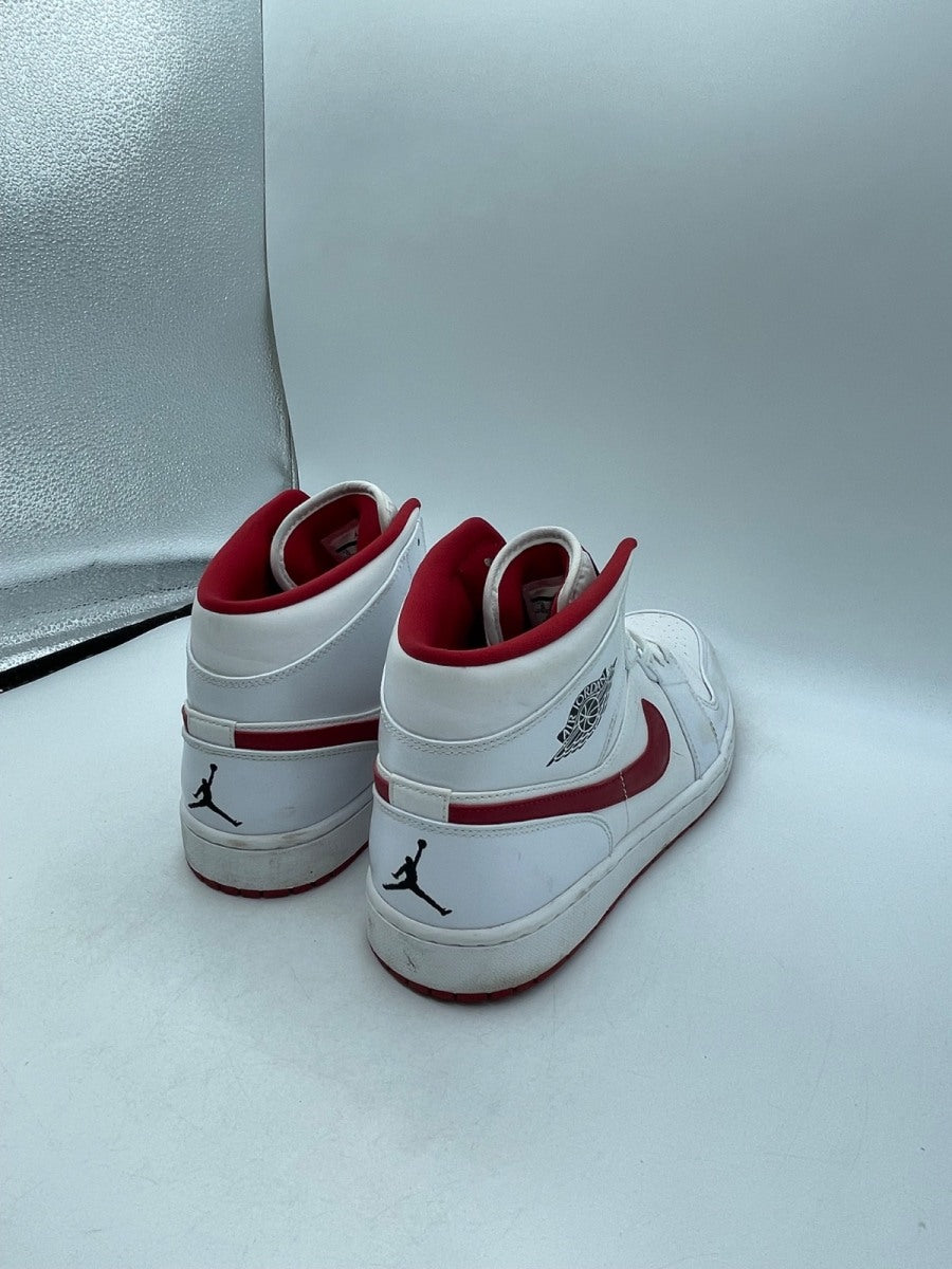 Jordan 1 Retro White Gym Red 13 (Moderately Worn Pre-Owned)JordanWhite/Black-Gym Red - Image 5