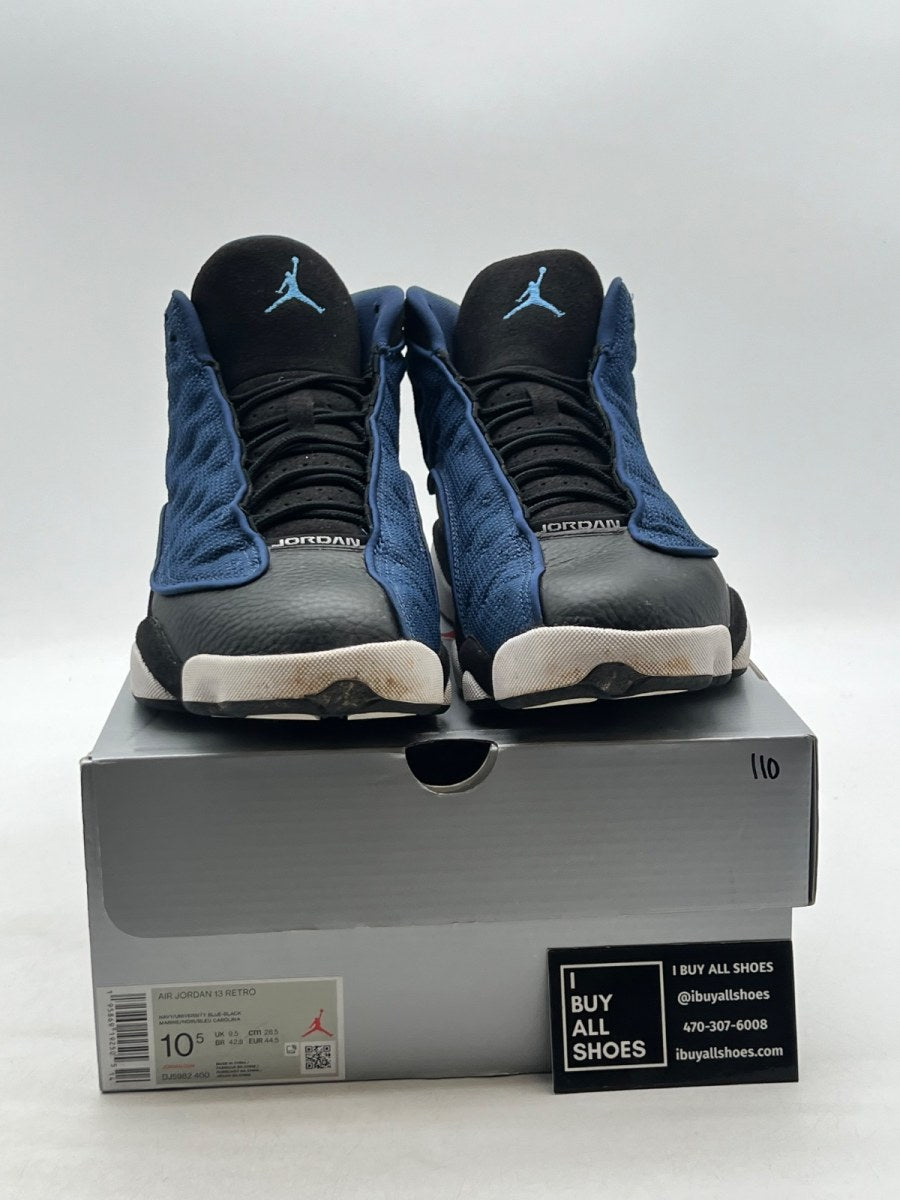 Jordan 13 Retro Brave Blue 10.5 (Moderately Worn Pre-Owned) - Image 2
