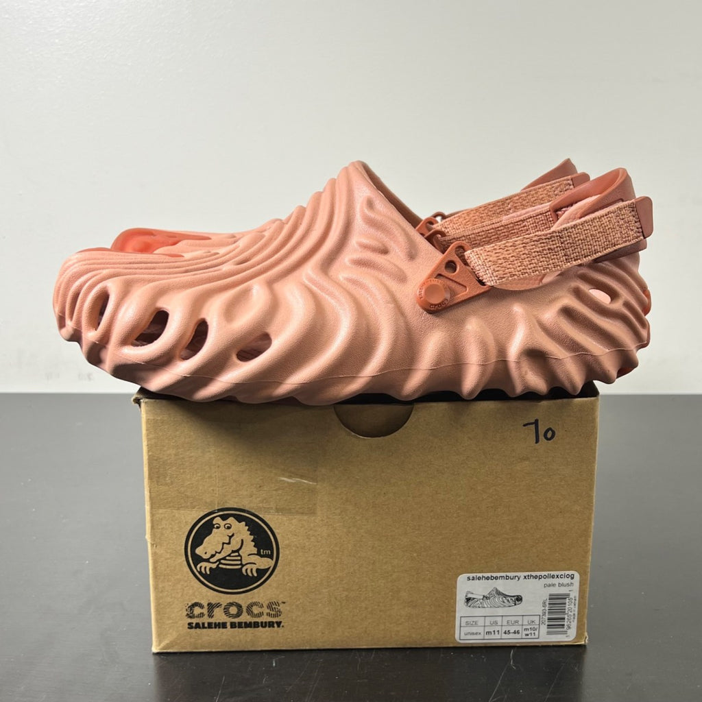 Crocs Pollex Clog by Salehe Bembury Kuwata 11 (Lightly Worn Pre-Owned)CrocsSalmon Pink/Red - Image 3