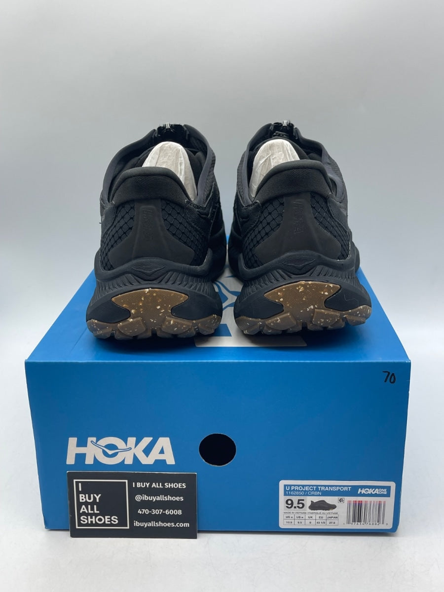 Hoka One One Project Transport Carbon Black 9.5 (Moderately Worn Pre-Owned)