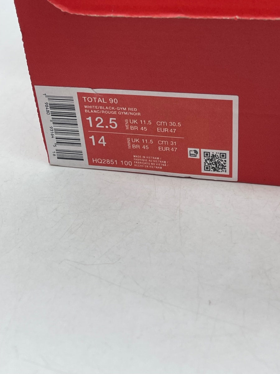Nike Total 90 3 White Gym Red 12.5 (Moderately Worn Pre-Owned) - Image 9