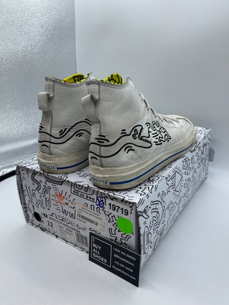 Keith Haring x adidas Nizza High RF 'Pop Art' 12 (Moderately Worn Pre-Owned) - Image 5