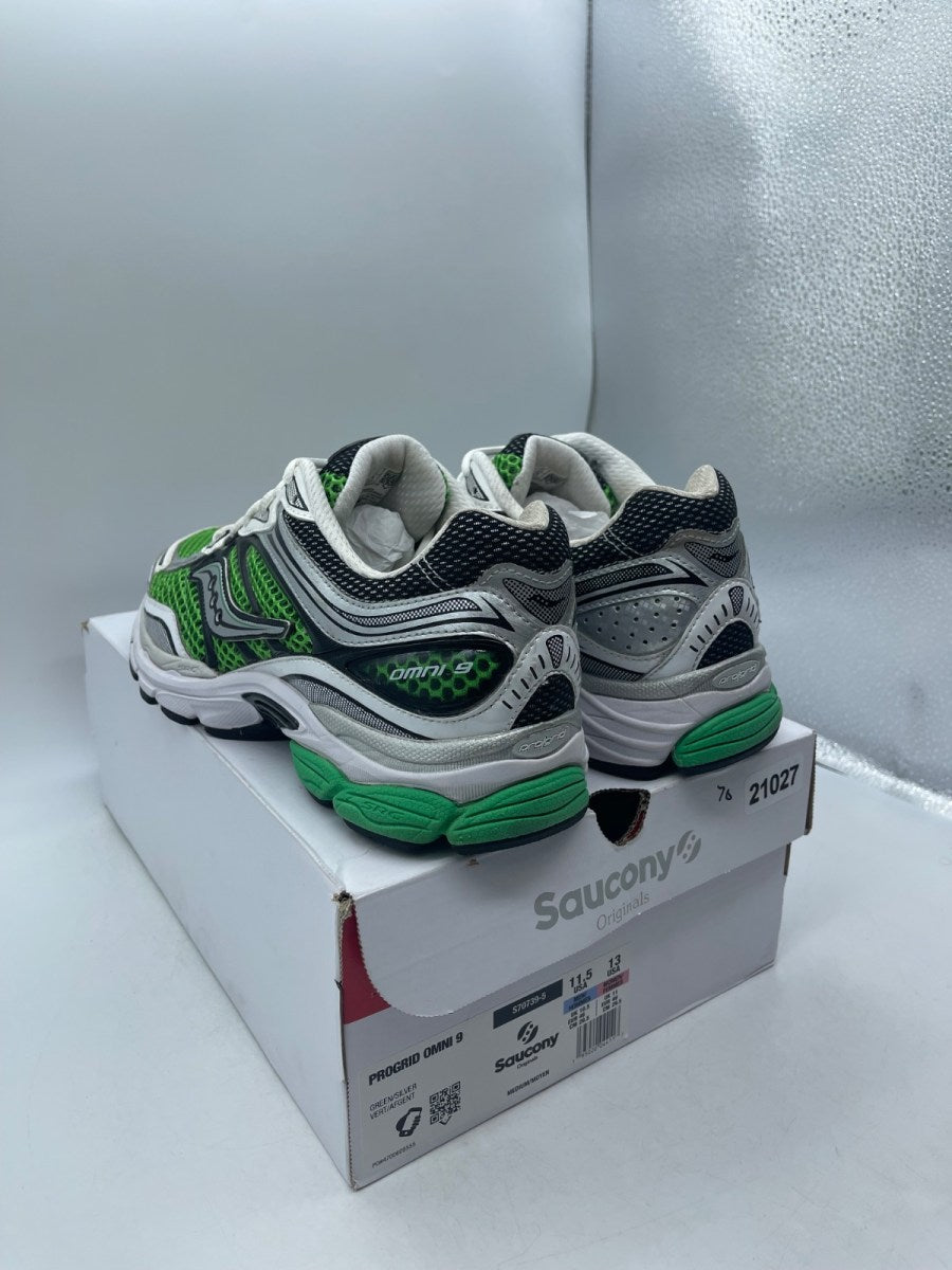 Saucony ProGrid Omni 9 OG Green Silver 11.5 (Moderately Worn Pre-Owned) - Image 4