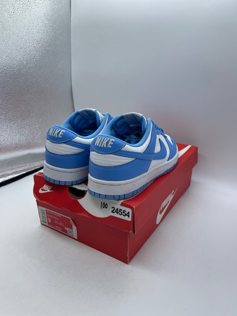 Nike Dunk Low UNC (2021) 9 (Moderately Worn Pre-Owned)NikeWhite/University Blue-White - Image 5