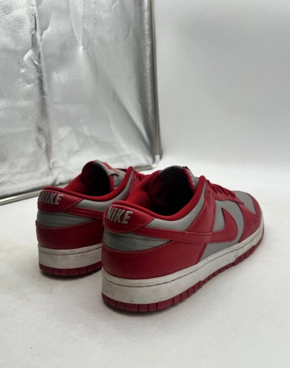 Nike Dunk Low Retro UNLV (2021) 11 (Heavily Worn Pre-Owned)NikeMedium Grey/White/Varsity Red - Image 3