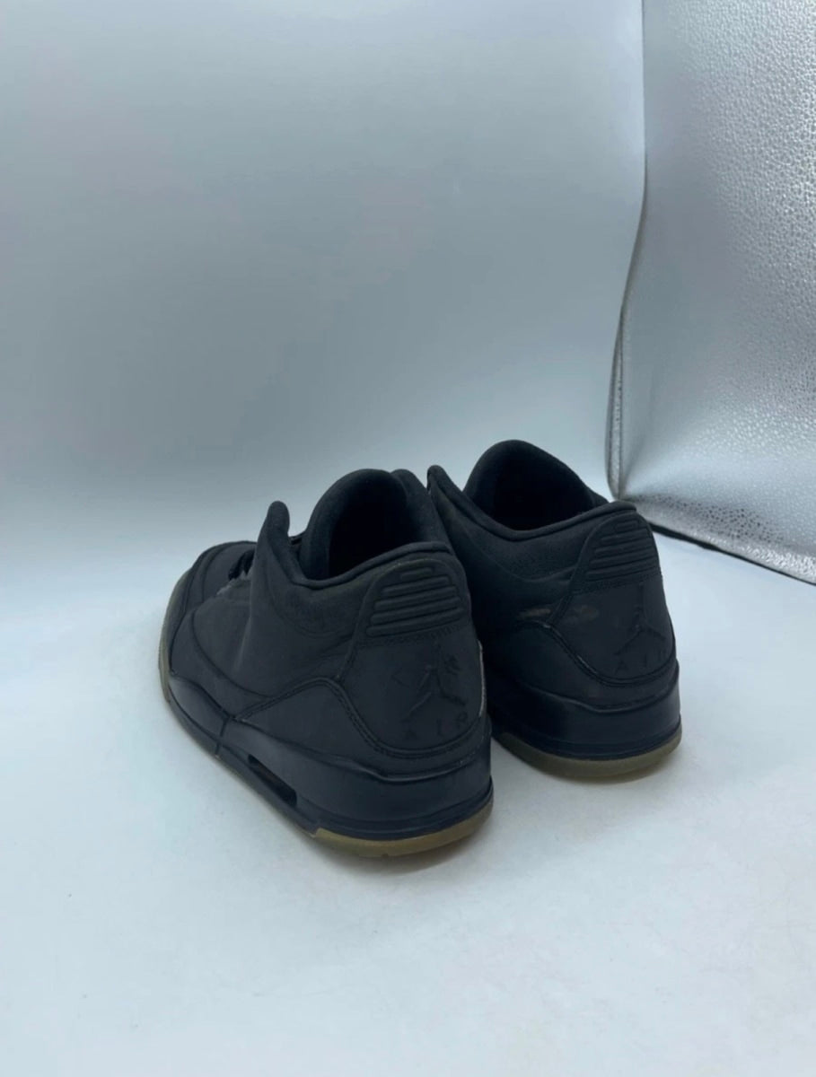 Jordan 3 Retro 5Lab3 Black 8 (Heavily Worn Pre-Owned)JordanBlack/Black-Clear - Image 4