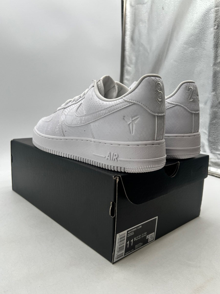 Nike Air Force 1 Low Kobe Bryant Forever White 11.5 (Lightly Worn Pre-Owned)NikeWhite/White - Image 5