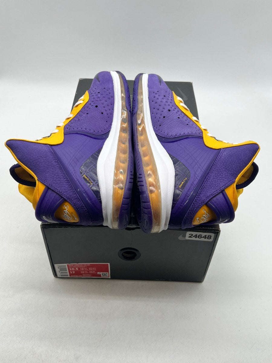 Nike LeBron 8 Lakers 10.5 (Lightly Worn Pre-Owned)NikeCourt Purple/Court Purple-University Gold-University Gold - Image 9