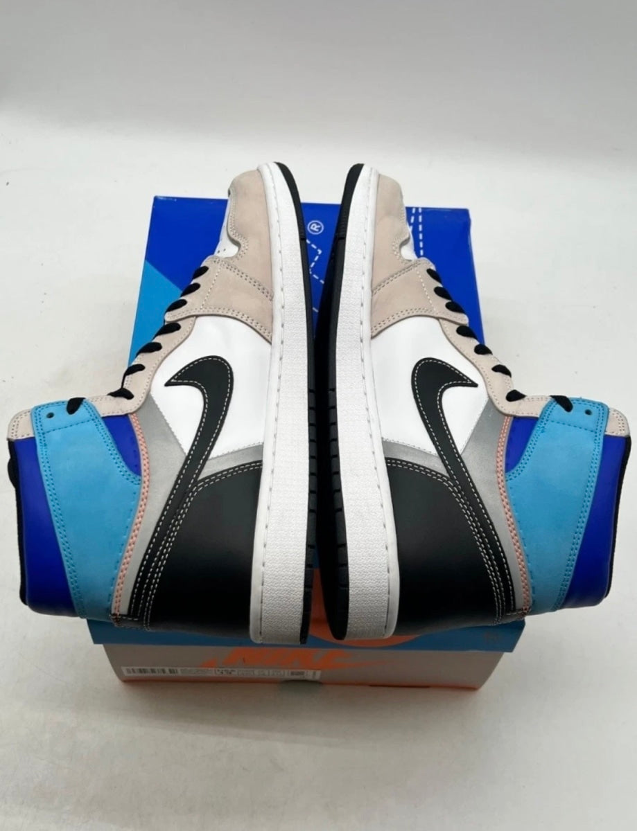 Jordan 1 Retro High OG Prototype 13 (Lightly Worn Pre-Owned)JordanWhite/Multi-Color-Total Orange - Image 8