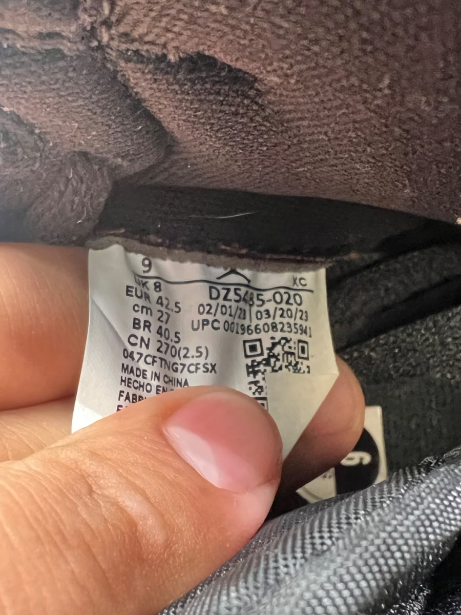Jordan 1 Retro High OG Palomino 9 (Moderately Worn Pre-Owned)JordanBlack/Metallic Gold/Palomino/Sail - Image 7