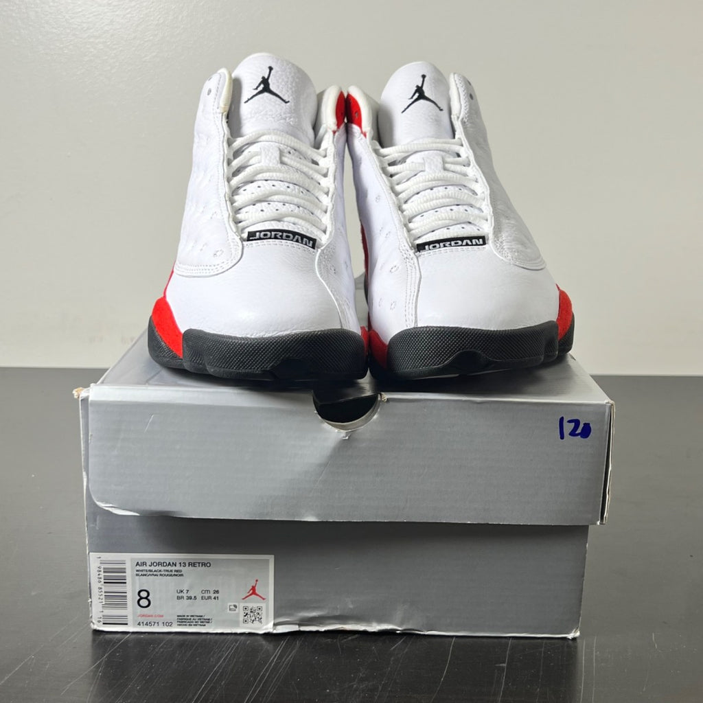 Jordan 13 Retro OG Chicago (2026) 8 (Lightly Worn Pre-Owned)JordanWhite/Black/True Red - Image 3
