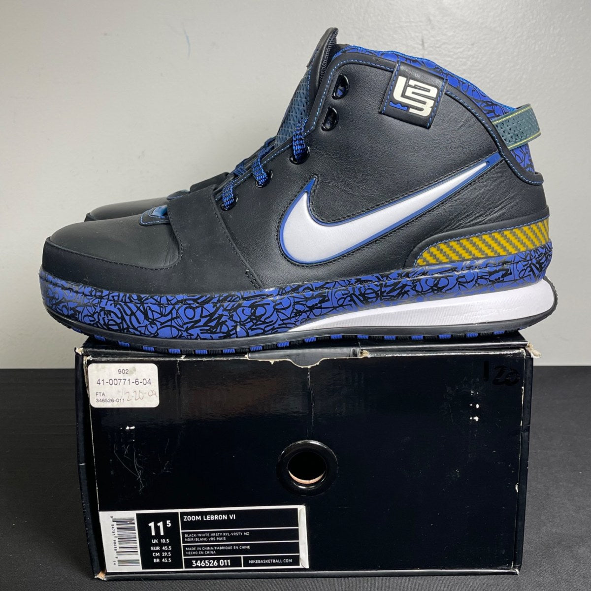Nike LeBron 6 Graffiti (Size 11.5) - aux