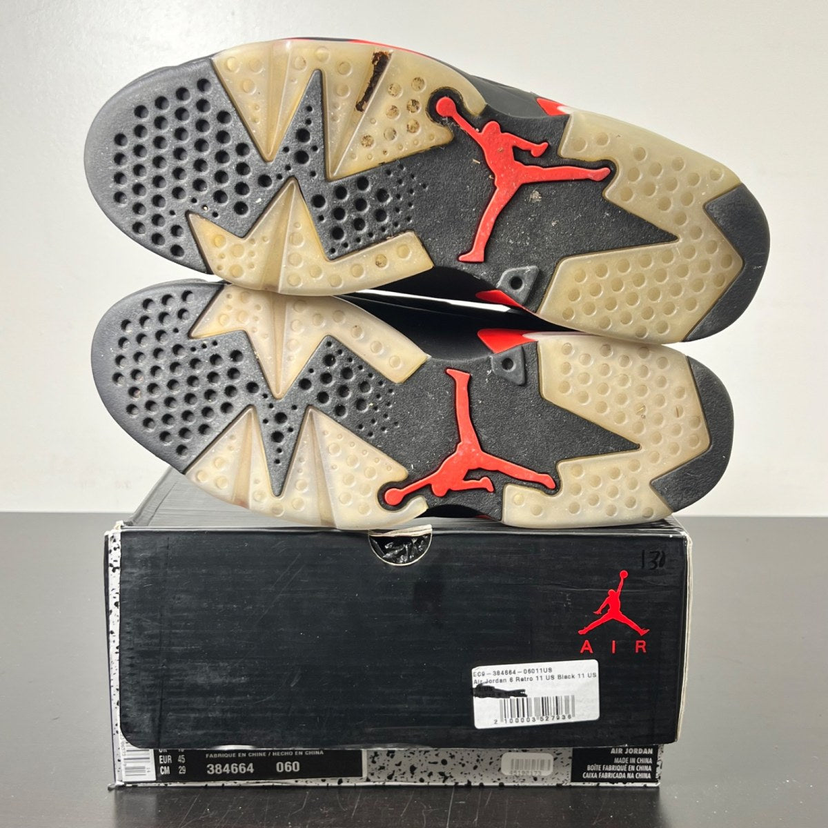 Jordan 6 Retro Black Infrared (2019) 11 (Lightly Worn Pre-Owned)JordanBlack/Infrared - Image 6