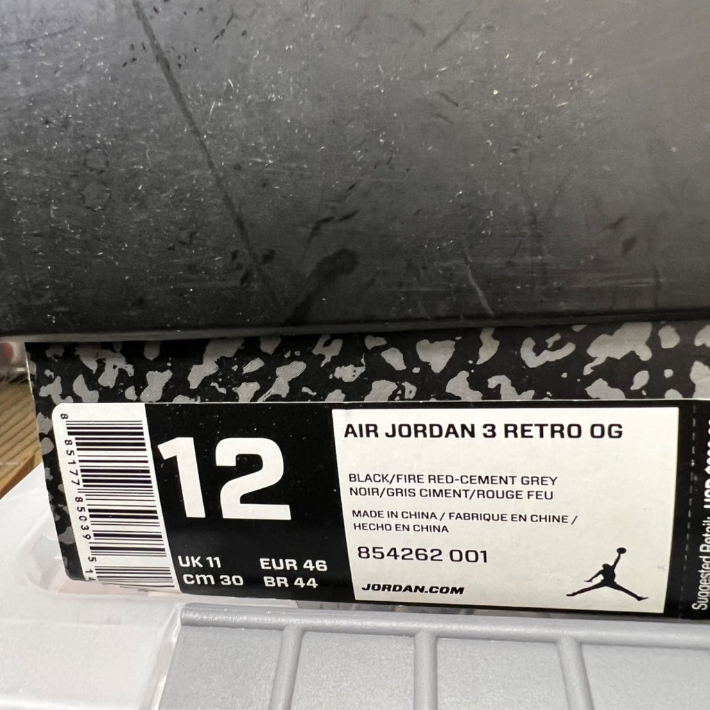 Jordan 11 Retro Space Jam (2016) 12 (Heavily Worn Pre-Owned)JordanBlack/Dark Concord-White - Image 7