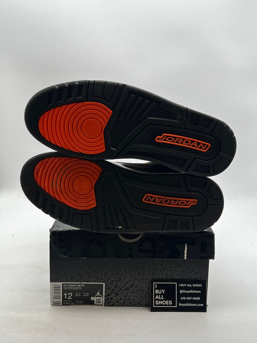 Jordan 3 Retro Fear Pack (2023) 12 (Lightly Worn Pre-Owned) - Image 8