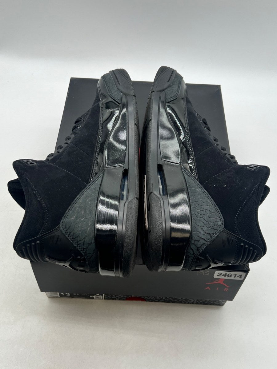Jordan 3 Retro Black Cat (2025) 13 (Lightly Worn Pre-Owned)JordanBlack/Dark Charcoal/Black - Image 9