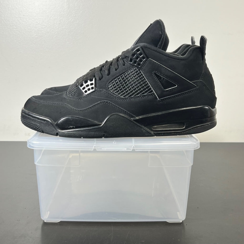 Jordan 4 Retro Black Cat (2020) 11 (Moderately Worn Pre-Owned)JordanBlack/Black-Light Graphite - Image 3